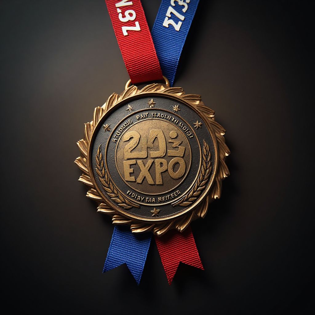Gaming Expo Excellence Award medal