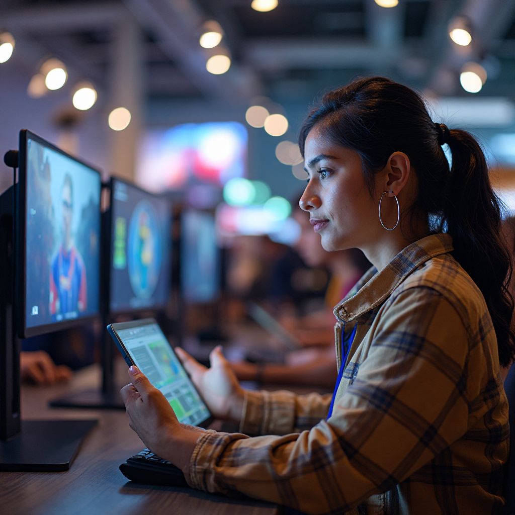 Priya Kapoor, Technical Operations Lead at PlayWorld Expo